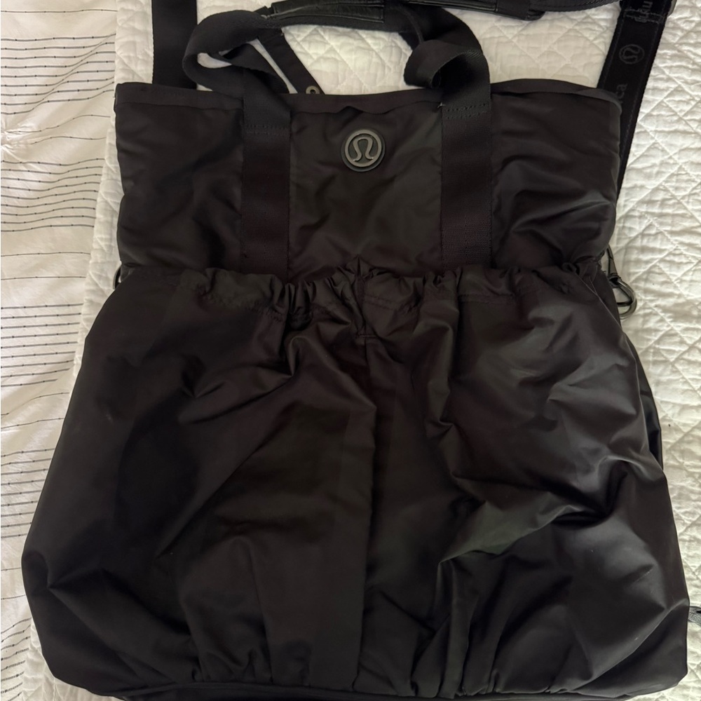 Lululemon Black Tote Bag